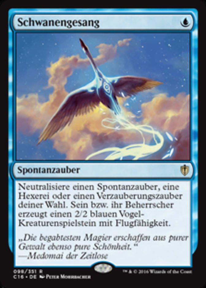 Swan Song, Commander 2016 Card Art