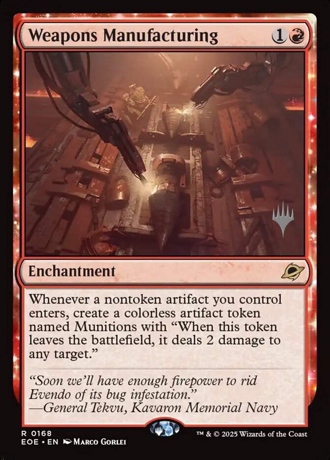 Weapons Manufacturing, Edge Of Eternities Promos Card Art