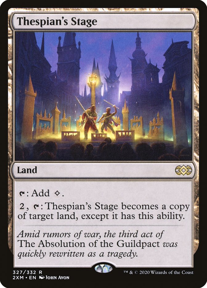 Thespian's Stage, Double Masters Card Art