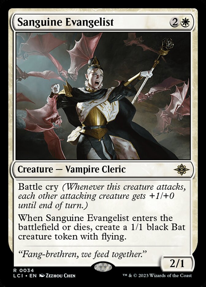 Sanguine Evangelist, The lost caverns of ixalan Card Art