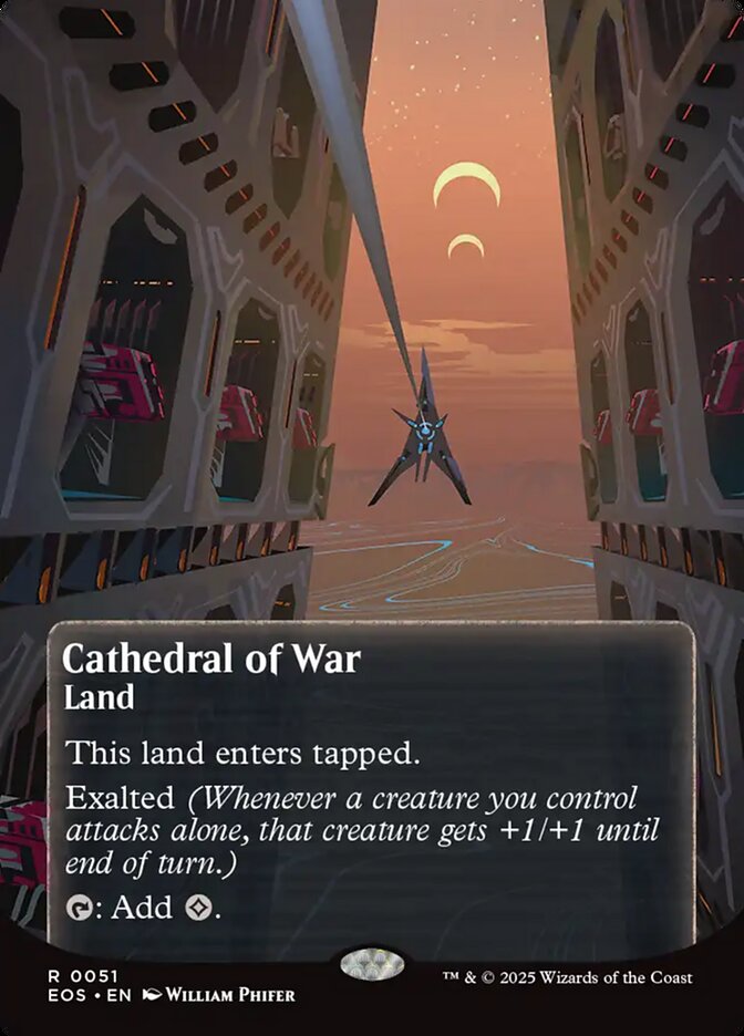 Cathedral of War, Edge Of Eternities: Stellar Sights Card Art