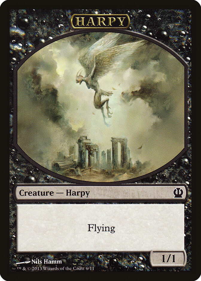 Harpy, Theros Tokens Card Art