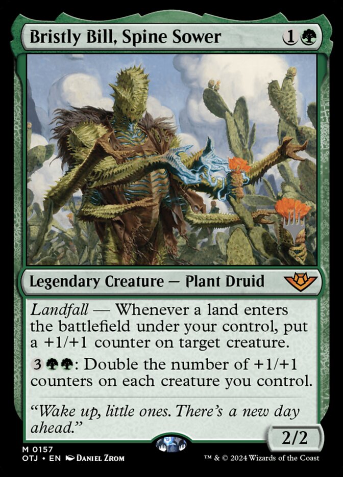 Bristly Bill, Spine Sower, Outlaws Of Thunder Junction Promos Card Art