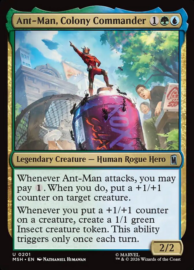 Ant-Man, Colony Commander, Marvel Super Heroes Card Art