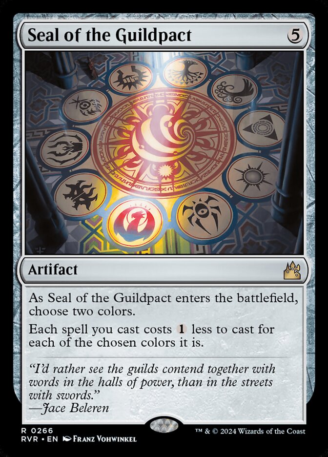 Seal of the Guildpact, Ravnica remastered Card Art
