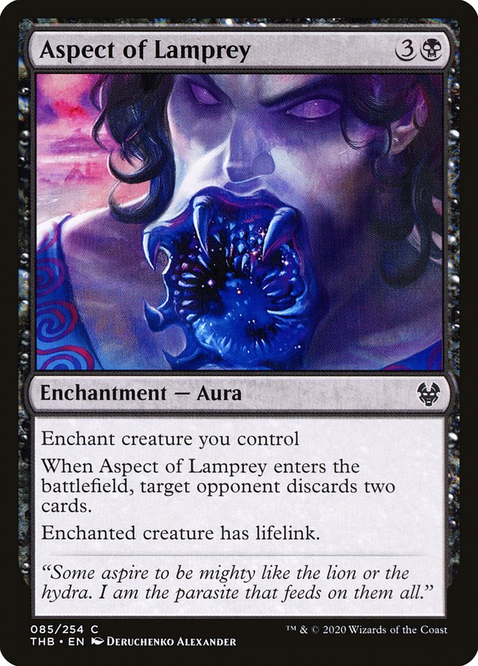 Aspect of Lamprey, Theros beyond death Card Art