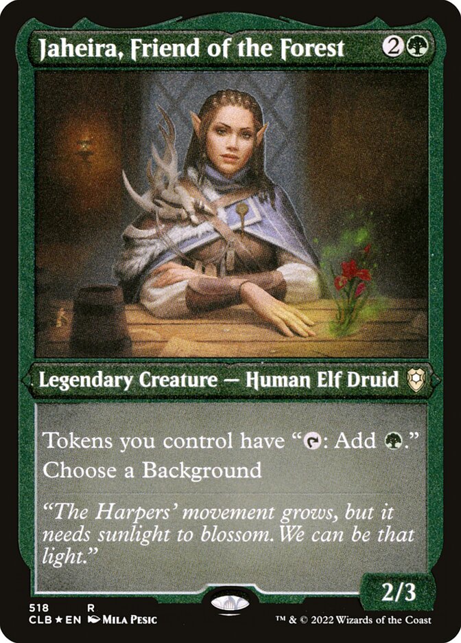 Jaheira, Friend of the Forest - Etched Foil