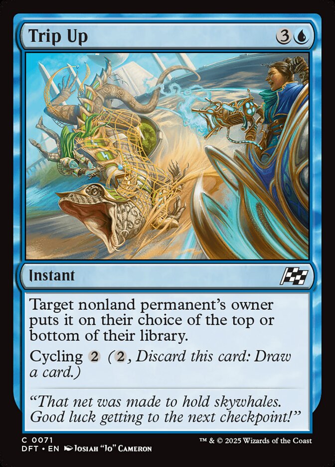 Trip Up, Aetherdrift Card Art