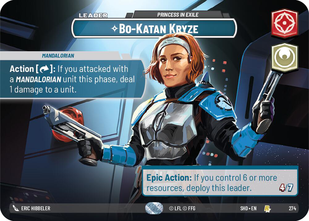 Bo-Katan Kryze, Princess in Exile - Foil