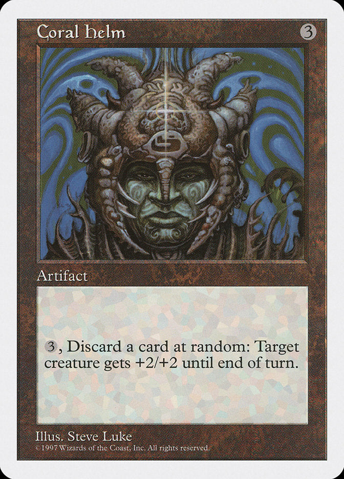 Coral Helm, Fifth edition Card Art