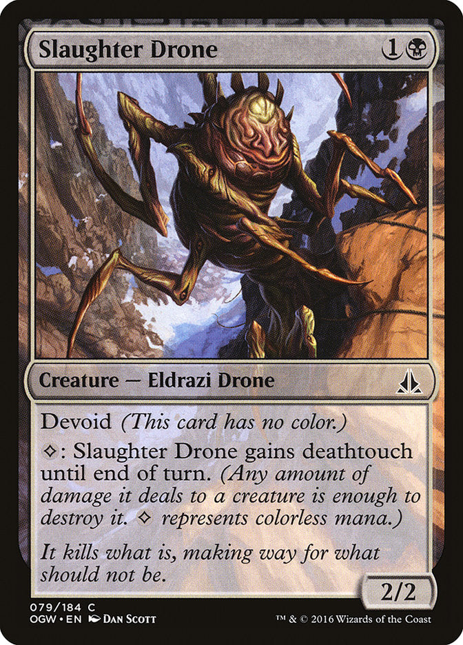 Slaughter Drone, Oath of the gatewatch Card Art