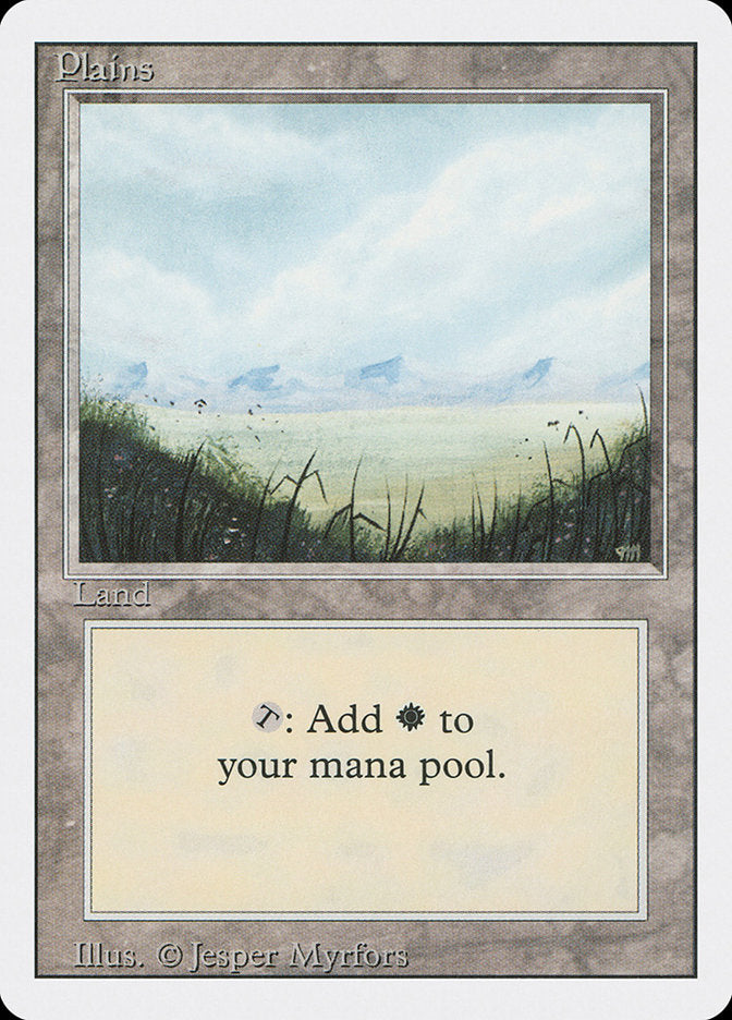 Plains, Revised edition Card Art