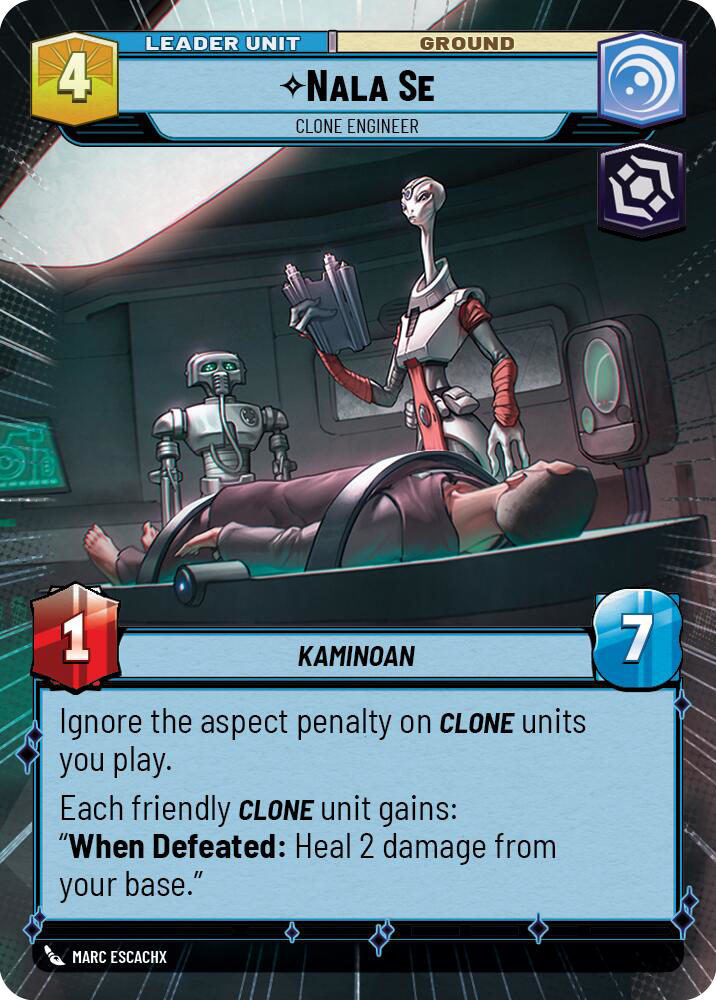 Nala Se, Clone Engineer, Twilight of the Republic Card Art