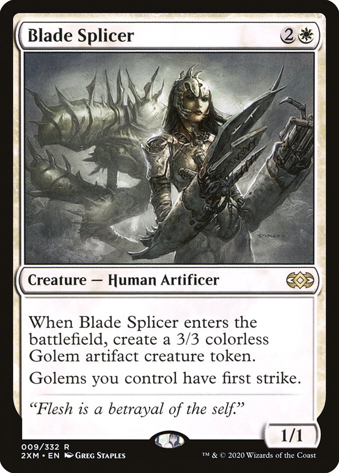 Blade Splicer, Double masters Card Art