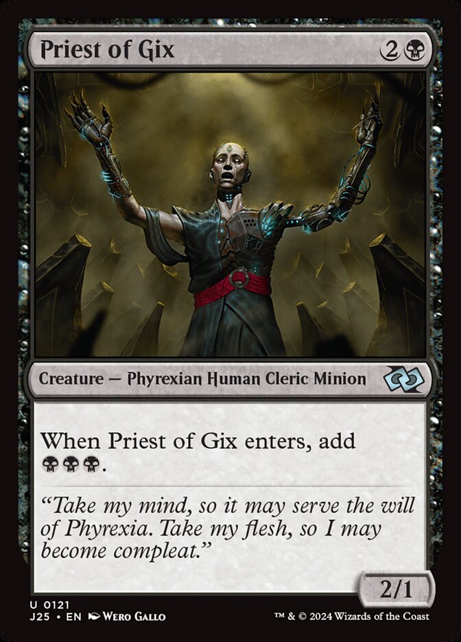 Priest of Gix, Foundations Jumpstart Card Art