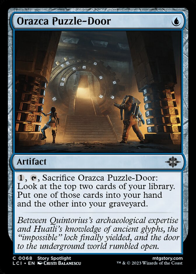 Orazca Puzzle-Door, The lost caverns of ixalan Card Art