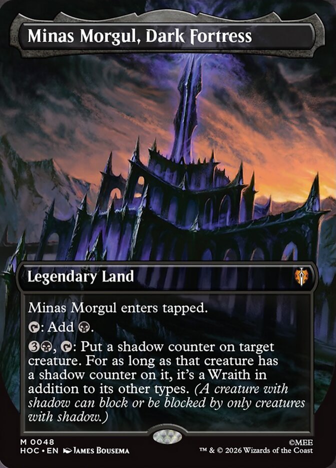 Minas Morgul, Dark Fortress, The Hobbit Eternal Card Art