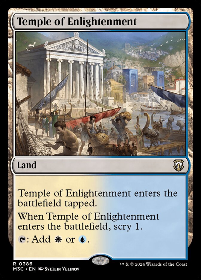 Temple of Enlightenment, Modern horizons 3 commander Card Art