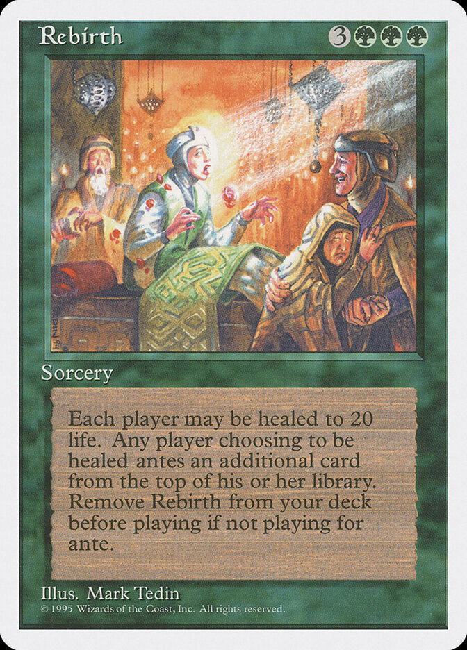 Rebirth, Fourth Edition Card Art
