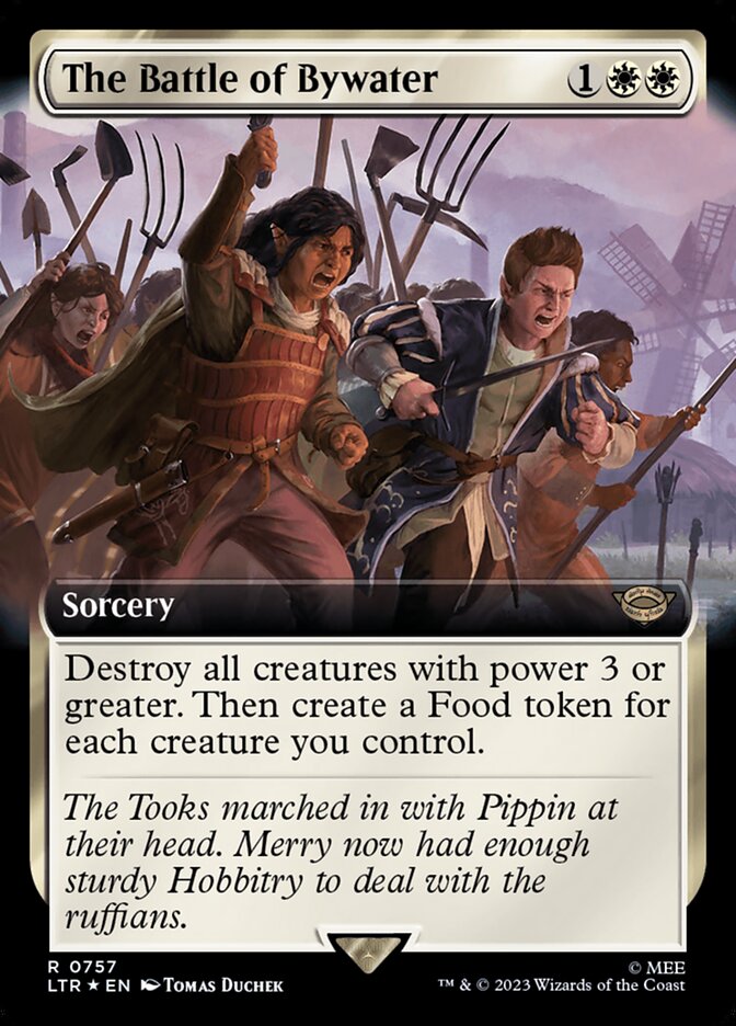 The Battle of Bywater, The Lord Of The Rings: Tales Of Middle-Earth Card Art