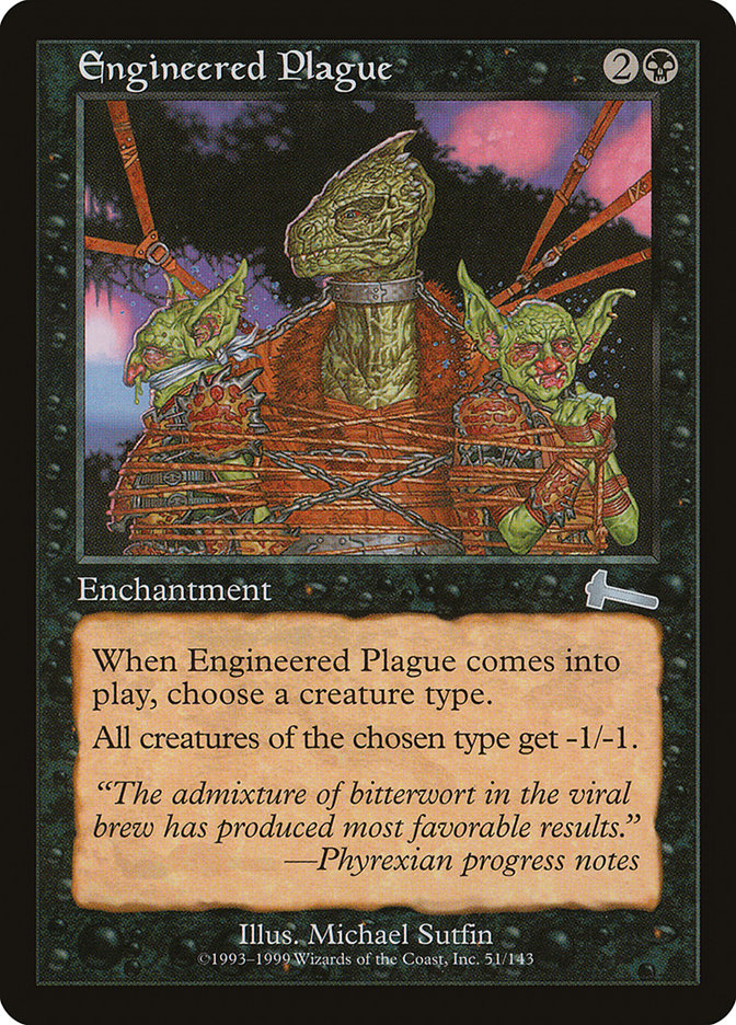 Engineered Plague, Urza'S Legacy Card Art
