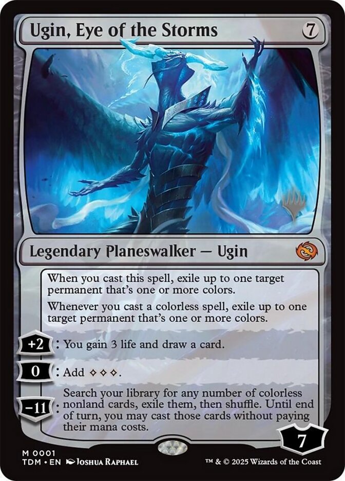 Ugin, Eye of the Storms, Tarkir: dragonstorm promos Card Art