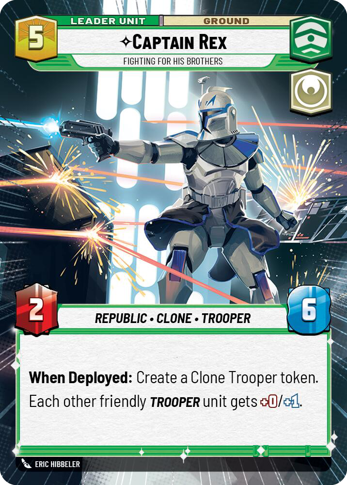 Captain Rex, Fighting For His Brothers, Twilight of the Republic Card Art