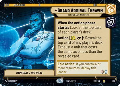 Grand Admiral Thrawn, Patient and Insightful - Hyperspace