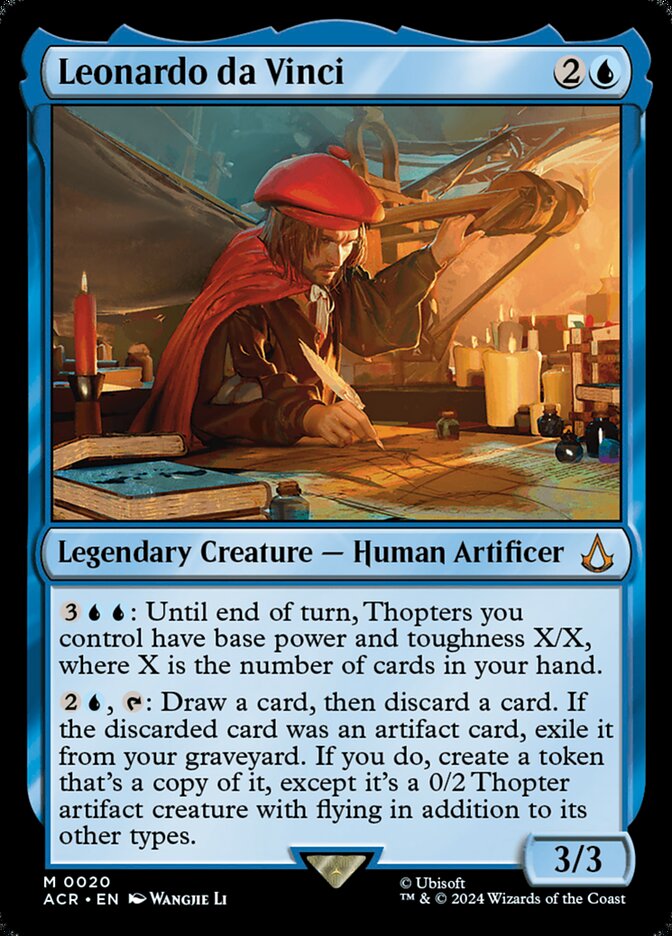 Leonardo da Vinci, Assassin'S Creed Card Art