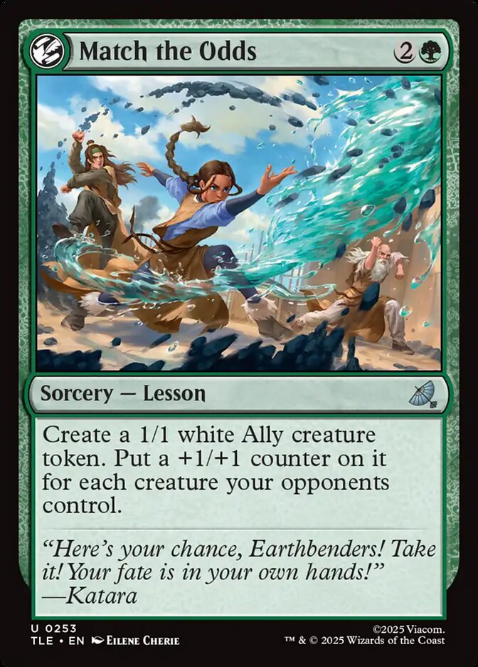 Match the Odds, Avatar: The Last Airbender Eternal Card Art