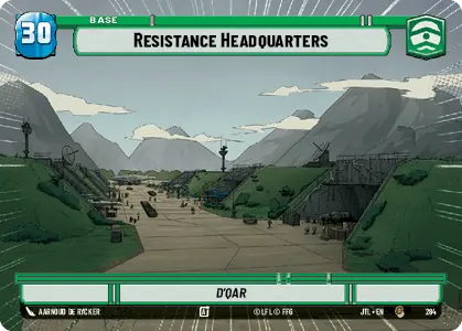 Resistance Headquarters, Jump to Lightspeed Card Art
