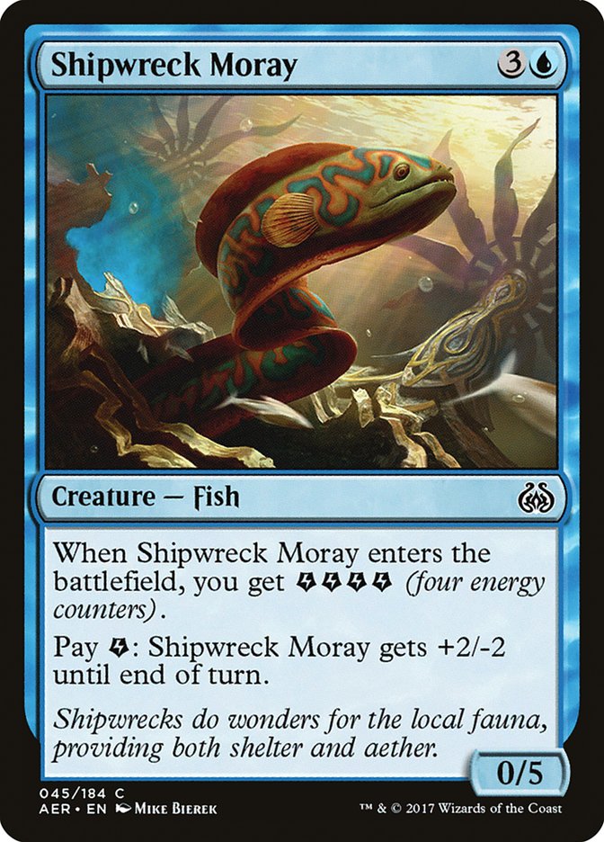 Shipwreck Moray, Aether revolt Card Art