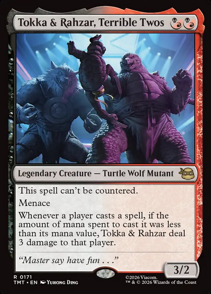 Tokka & Rahzar, Terrible Twos, Teenage Mutant Ninja Turtles Card Art