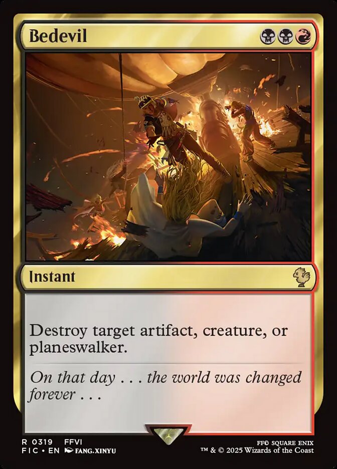 Bedevil, Final fantasy commander Card Art