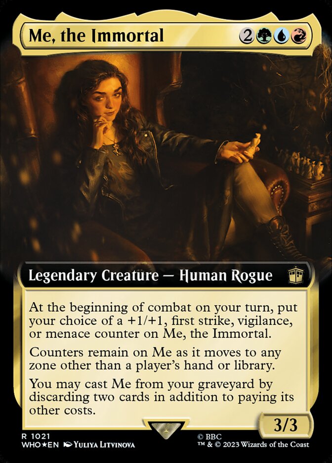 Me, the Immortal, Doctor Who Card Art