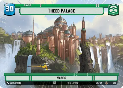 Theed Palace, Jump to Lightspeed Card Art