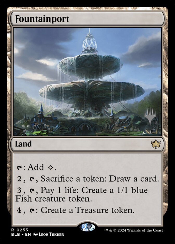 Fountainport, Bloomburrow Promos Card Art