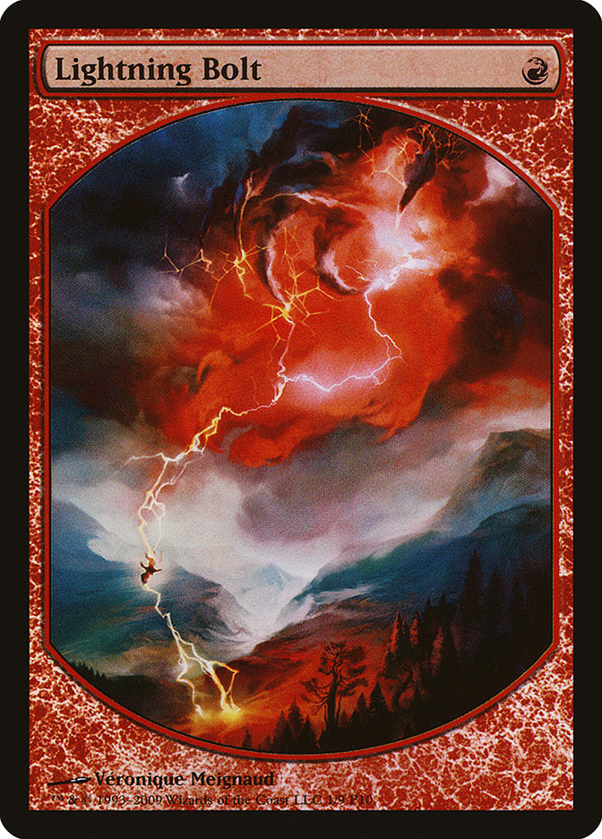 Lightning Bolt, Magic Player Rewards 2010 Card Art