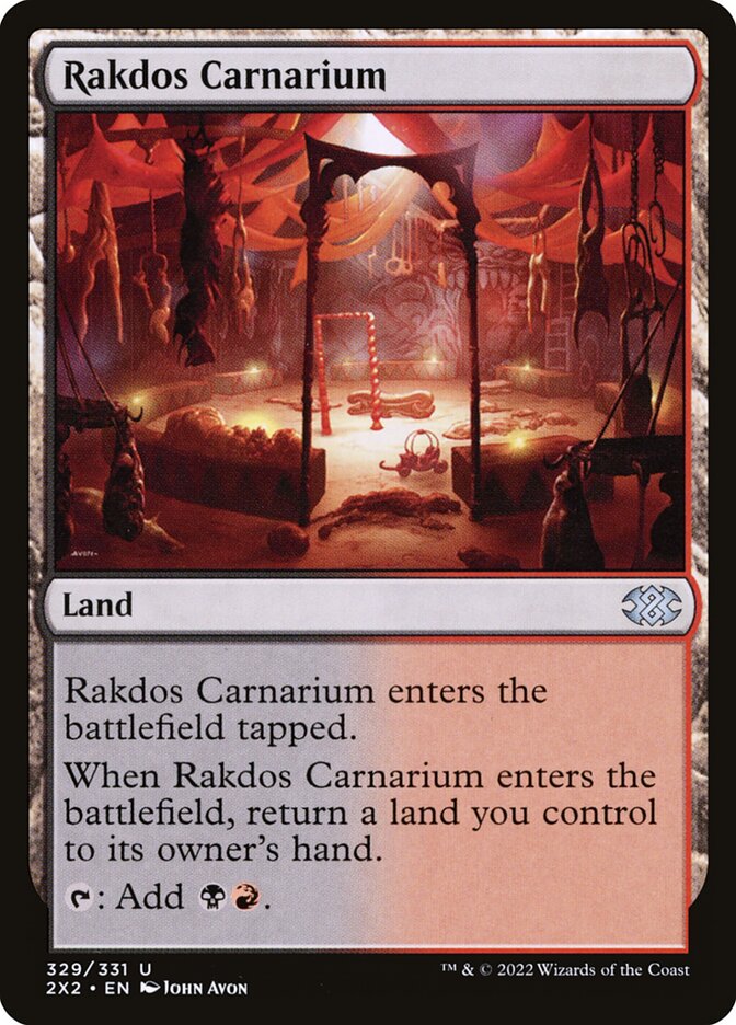Rakdos Carnarium, Double masters 2022 Card Art
