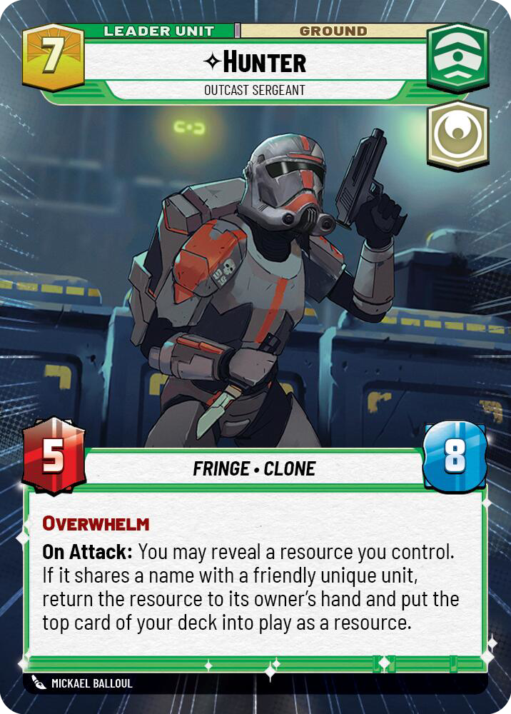 Hunter, Outcast Sergeant - Hyperspace