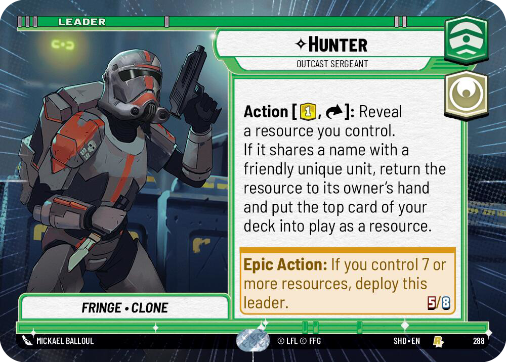 Hunter, Outcast Sergeant - Hyperspace