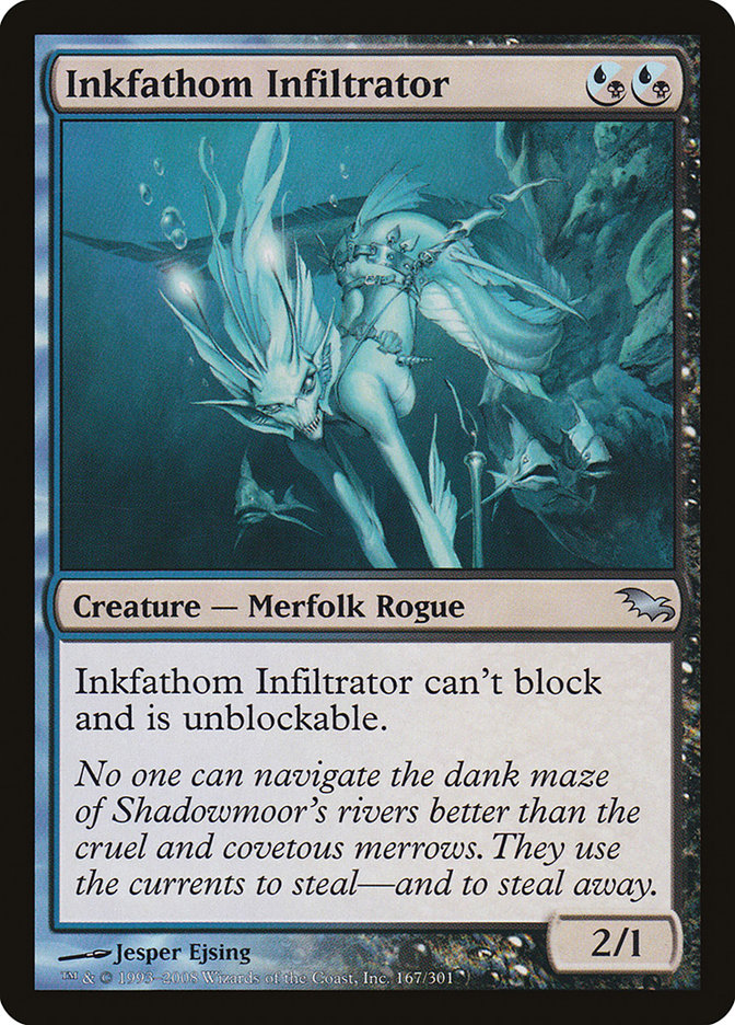 Inkfathom Infiltrator, Shadowmoor Card Art