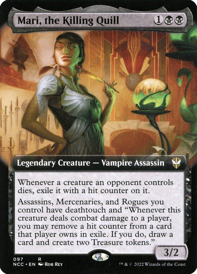 Mari, the Killing Quill, New Capenna Commander Card Art