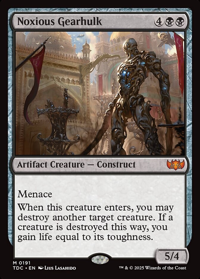 Noxious Gearhulk, Tarkir: Dragonstorm Commander Card Art