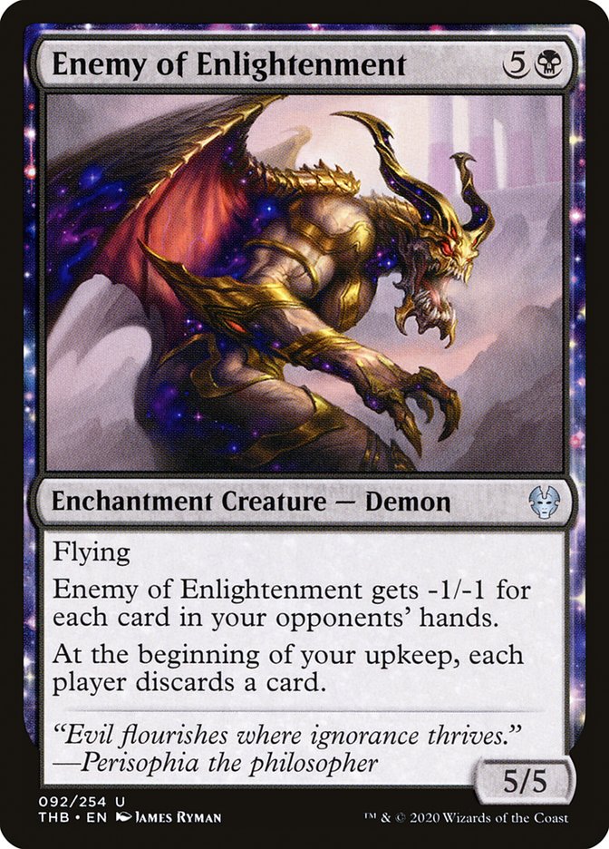 Enemy of Enlightenment, Theros beyond death Card Art