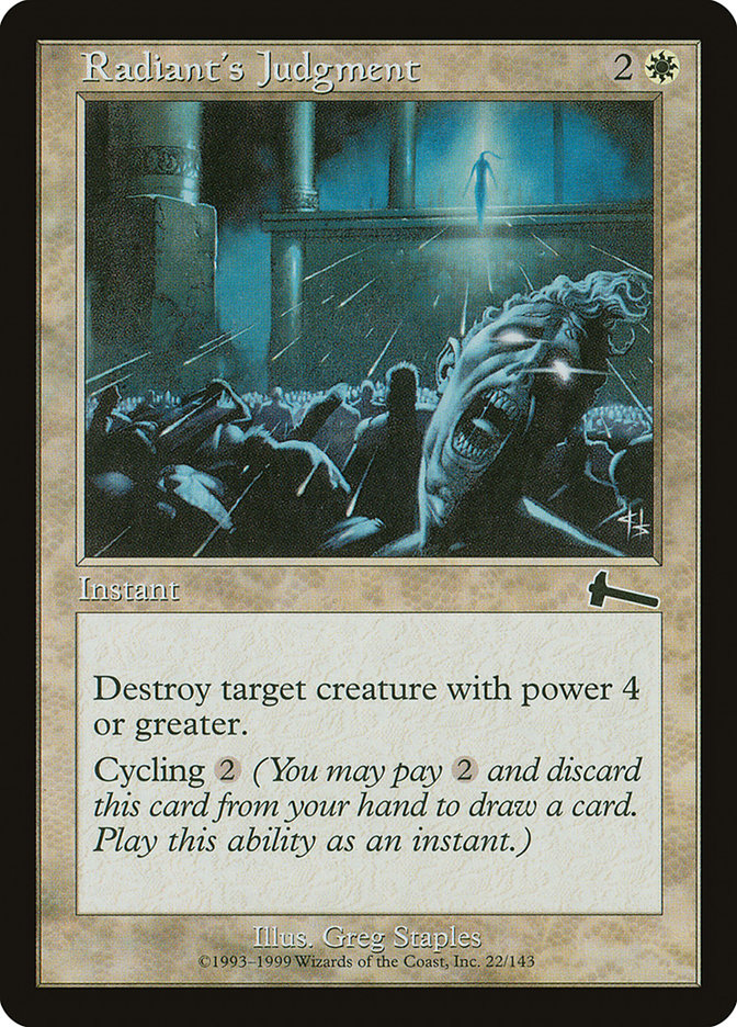 Radiant's Judgment, Urza's legacy Card Art