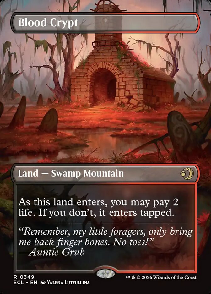Blood Crypt // Blood Crypt, Lorwyn Eclipsed Card Art