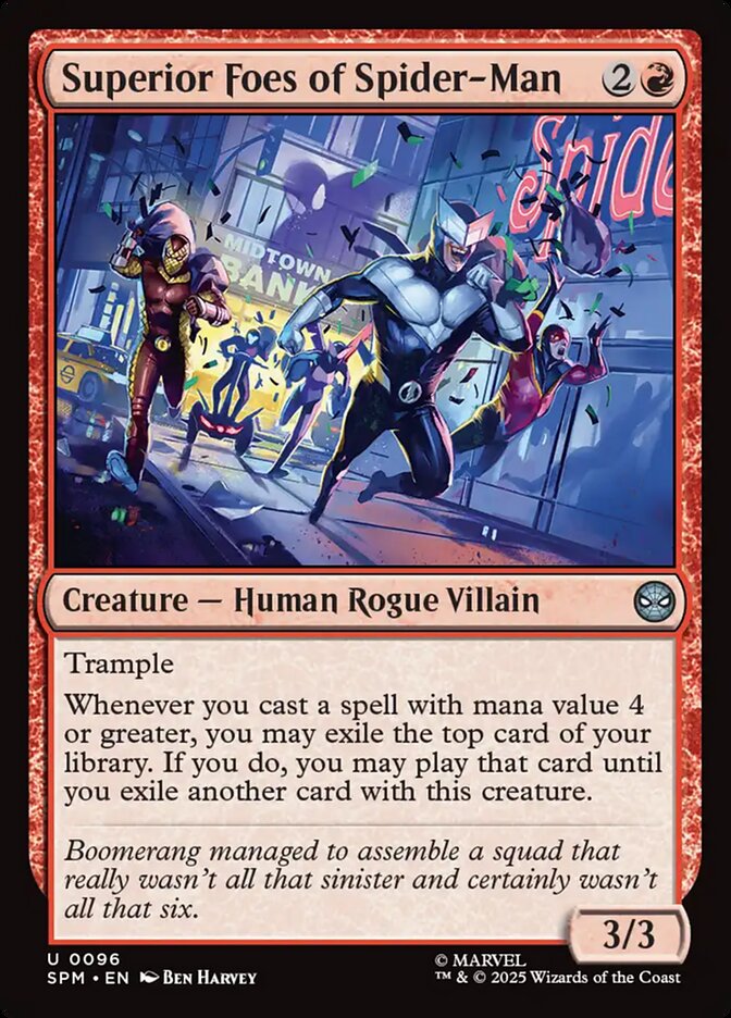 Superior Foes of Spider-Man, Marvel'S Spider-Man Card Art