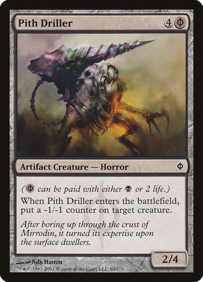Pith Driller, New phyrexia Card Art