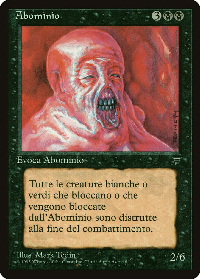 Abomination, Legends Card Art
